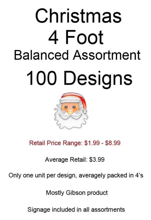 4 Foot Balanced Assortment