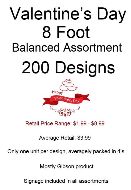 8 Foot Balanced Assortment