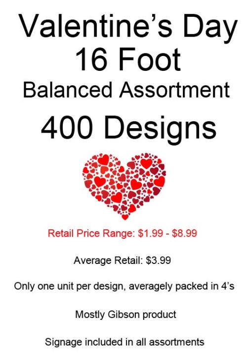 16 Foot Balanced Assortment