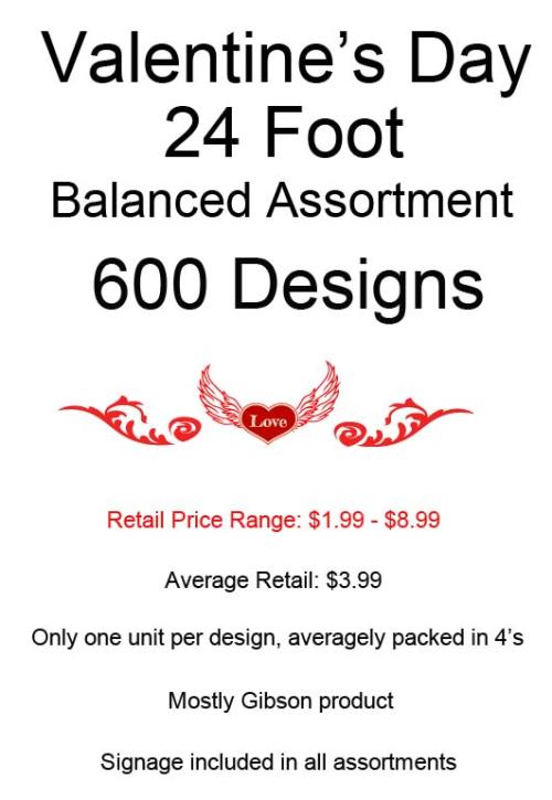 24 Foot Balanced Assortment