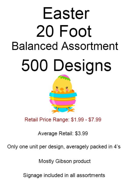20 Foot Easter Assortment