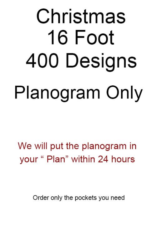 16 Foot Planogram No Product
