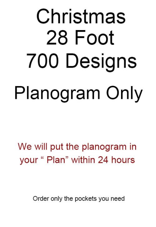 28 Foot Planogram No Product