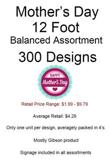 12 Foot Assortment 300 Designs