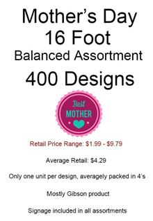 16 Foot Assortment 400 Designs