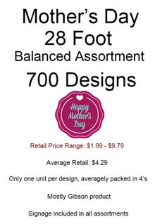28 Foot Assortment 700 Designs