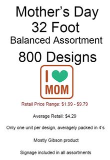 32 Foot Assortment 800 Designs