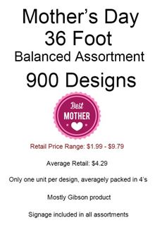 36 Foot Assortment 900 Designs