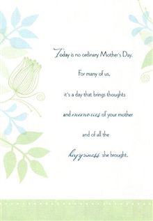 Appropriate For Loss Of Mother