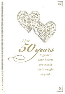 Anniversary Gold 50th