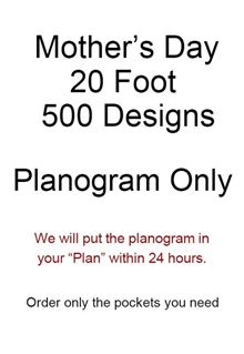 20 Foot Planogram No Product