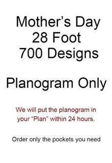 28 Foot Planogram No Product