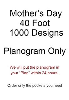 40 Foot Planogram No Product