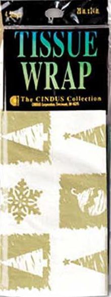 Gold Flakes Printed Tissue