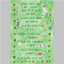 LETTING W ST PATRICK'S SYMBOLS