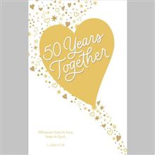 50th Anniversary Heart