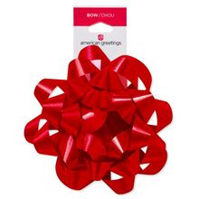 4.25 IN. RED CONFETTI GIFT BOW (1-COUNT)