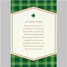 TARTAN PLAID   SHAMROCK