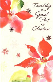 WATERCOLOR POINSETTIAS