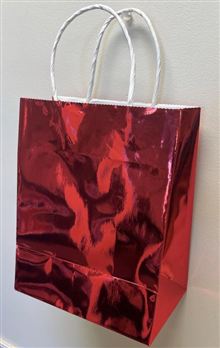 Medium Metallic Red Bag