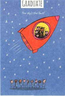 ROCKET SHIP W GRADUATES