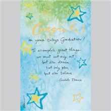 STARS ON WATERCOLOR BACKGROUND