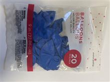 Balloons 9 Dk Blue 20ct