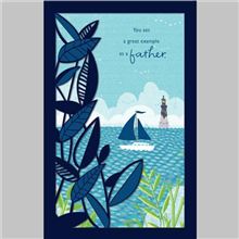 SAILBOAT AND LIGHTHOUSE