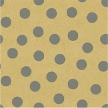SCRW 20SQ SILVER DOT ON KRAFT
