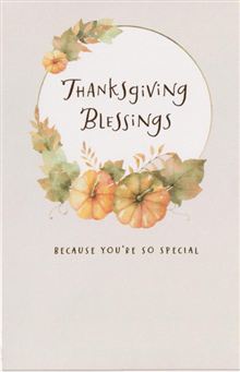 LEAVES AND PUMPKIN WREATH