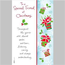 POINSETTIA AND PRESENTS BORDER