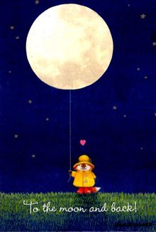 CHARACTER W A MOON BALLOON