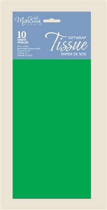 Tissue Holiday Green 10 Sheet