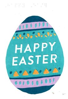 LARGE EGG WITH BRAILLE