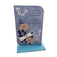Floral With Diploma And Butterfly