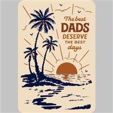 Palm Trees Sunset Lettering