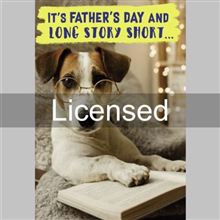 Photo Dog With Glasses Book