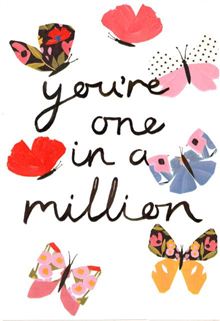 BUTTERFLIES ONE IN MILLION