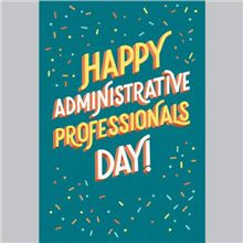 HAPPY ADMIN LETTERING