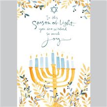 CANDELABRA AND GOLD FERNS