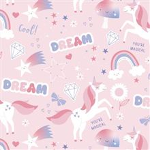 SCRW 20 JUV PI UNICORNS PINK