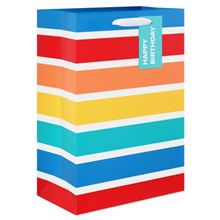 10 Medium Birthday Gift Bag with To/From Tag