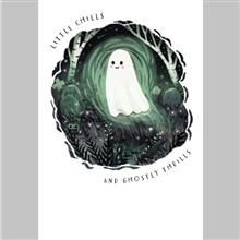 CUTE GHOST IN FOREST
