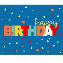 SBG ED BDY LF HBD ON BLUE