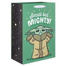 Medium Green Gift Bag, Grogu, Star Wars