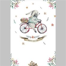 BUNNY RIDING A BIKE W EGGS