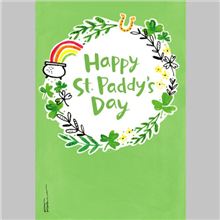 RING OF CLOVER AND POT OF GOLD