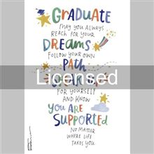 LTG W STARS RAINBOWS GRAD HAT