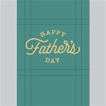 HAPPY FATHERS DAY ON GREEN