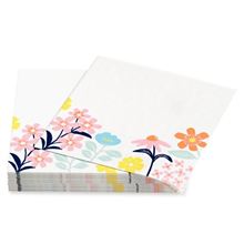 20-Count Beverage Napkins, Colorful Flowers